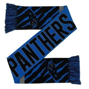 NWT-FOCO Carolina Panthers Reversible Thematic Scarf